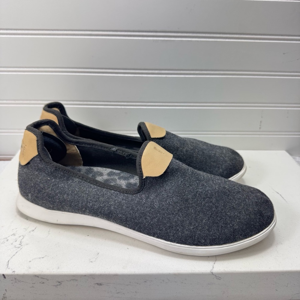 Revitalign Orthotic Women's 10 Charcoal  Slip On Comfort Casual Sneakers Shoes
